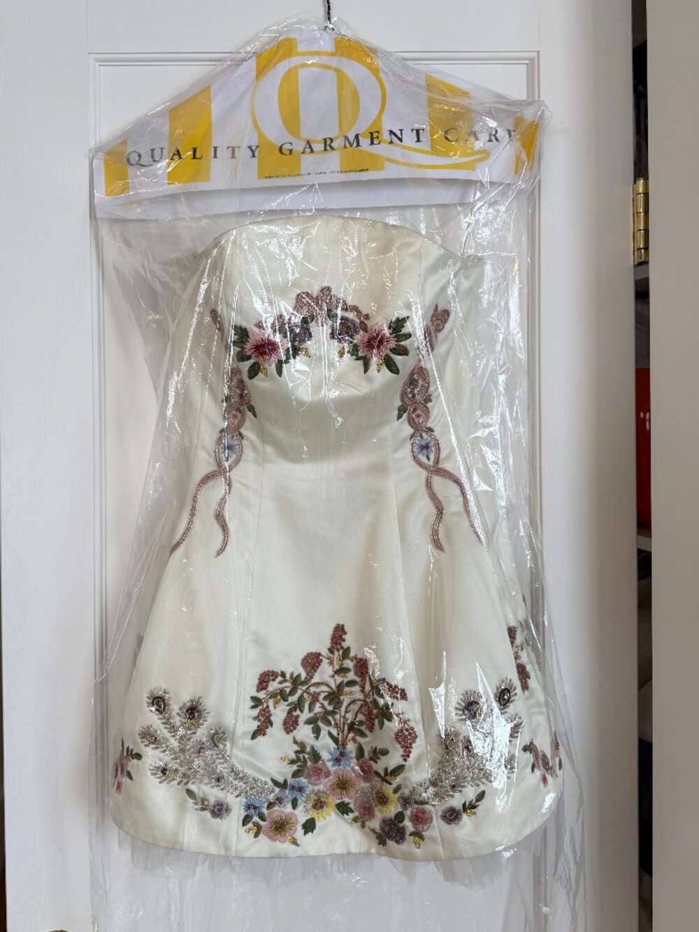 Clio Peppiatt Peacock Dress - Size M - Picture 6 of 7